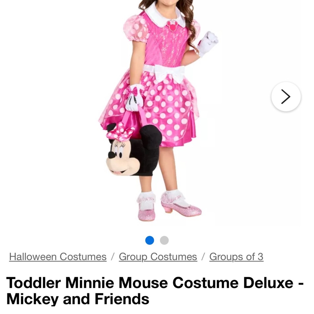 Disney Minnie Mouse Pink Costume for Kids